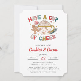 Invitación a fiesta de vacaciones de fiesta de fie