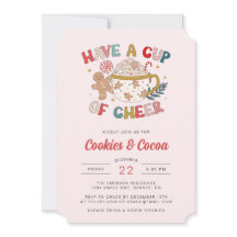 Invitación a fiesta de vacaciones de fiesta de fie