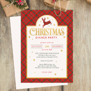 Invitación a Fiesta de vacaciones de Navidades de 
