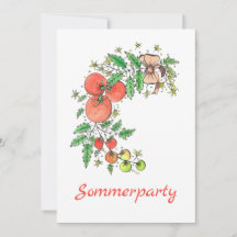 Invitación a fiesta de verano