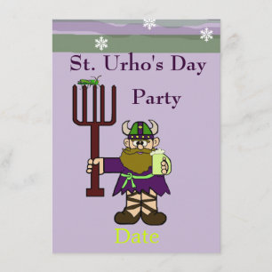 Invitación a fiesta del Día de San Urho con San Ur