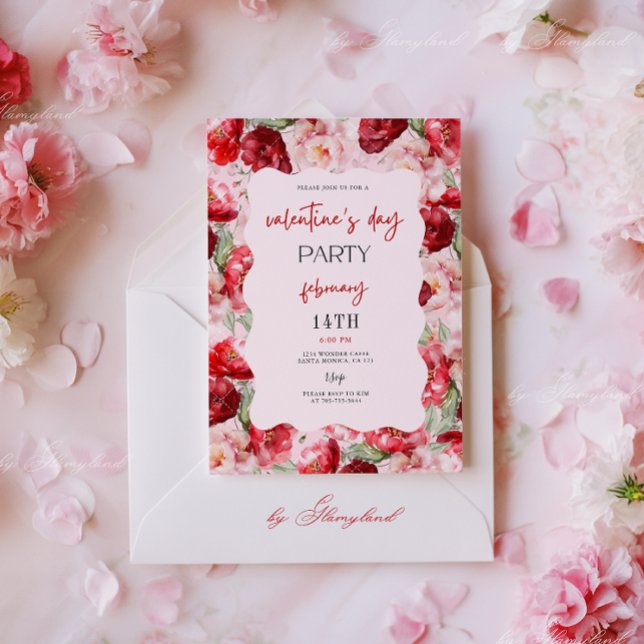 Invitación a fiesta del día de San Valentín (Subido por el creador)