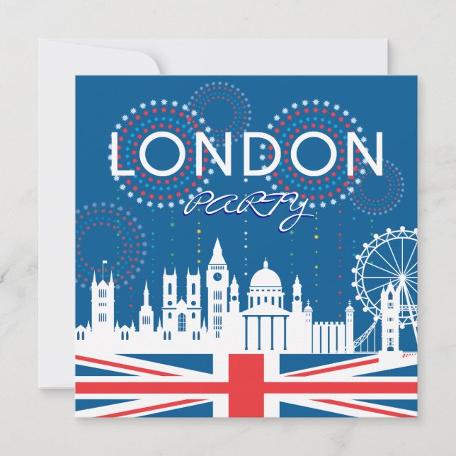 Invitación a fiesta en Londres (Anverso)