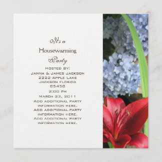 Invitación a fiesta floral