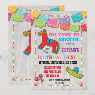 Invitación a Fiesta Infantil Mexicano