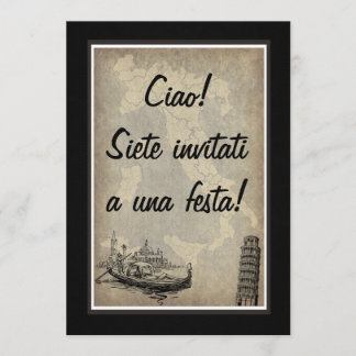 Invitación a fiesta italiana