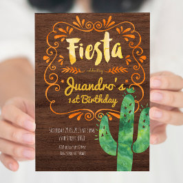 Invitación a Fiesta Mexicana de Cumpleaños