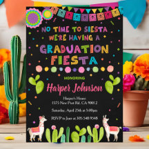 Invitación a Fiesta Mexicana de Graduación