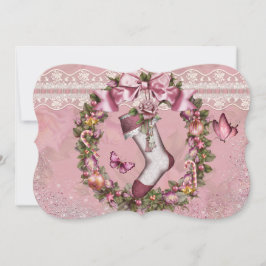 Invitación a fiesta navideña de Navidades de Victo