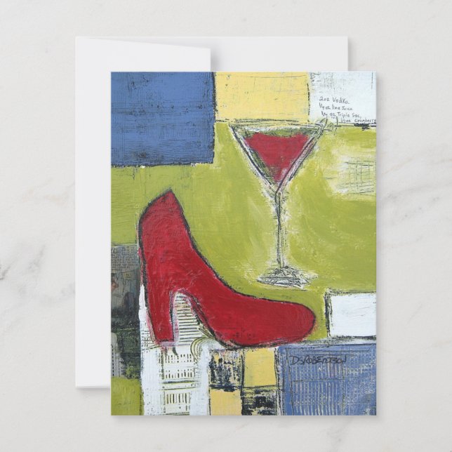 Invitación a fiesta nocturna de Chicas (Anverso)