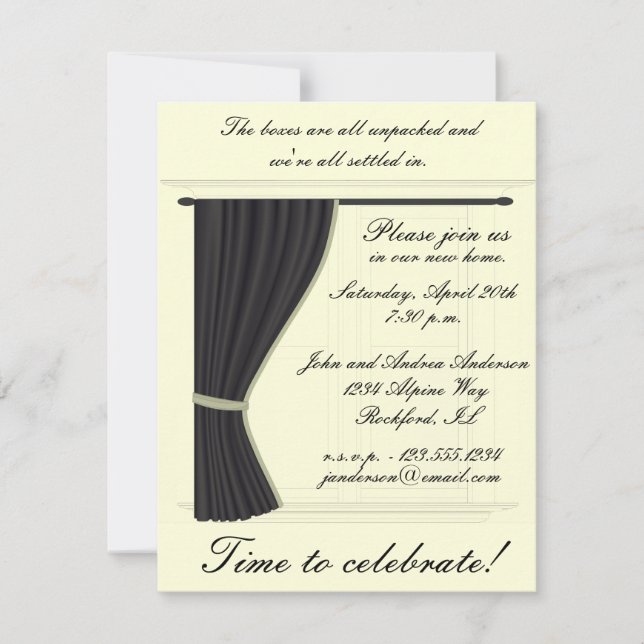 Invitación a fiesta para el calentamiento de la ca (Anverso)