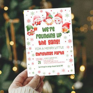Invitación a fiesta para Navidades de vacaciones d