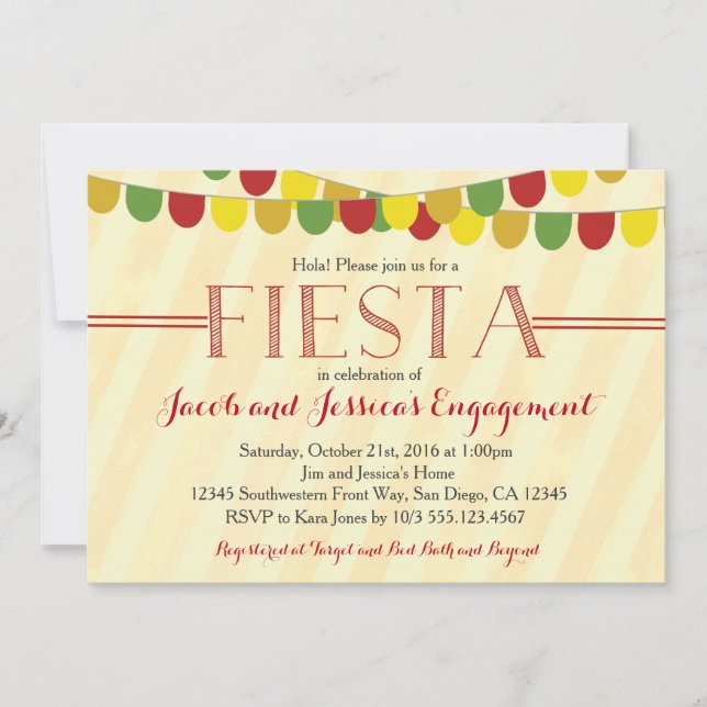Invitación a Fiesta Party (Anverso)