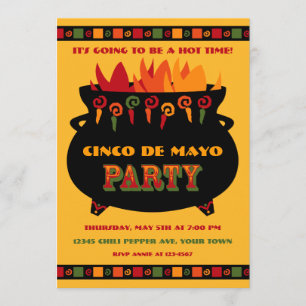 Invitación a fiesta picante