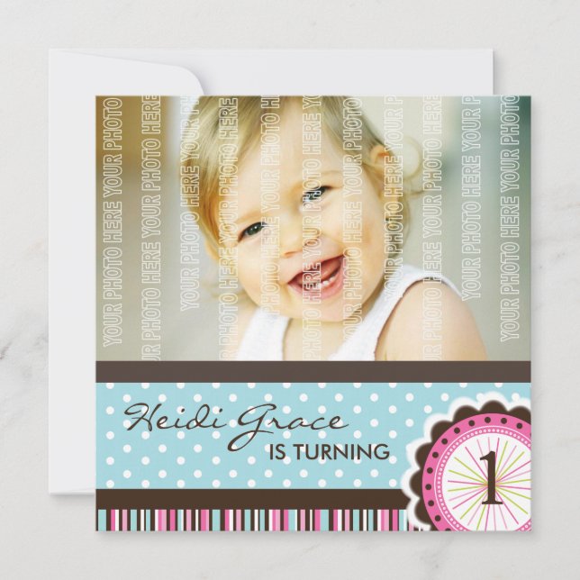 Invitación a fiesta por cumpleaños (Anverso)