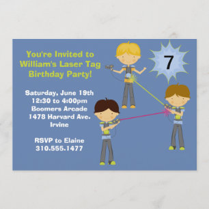 Invitación a fiesta por cumpleaños de etiqueta lás