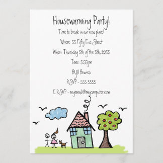 Invitación a Fiesta que calienta la casa