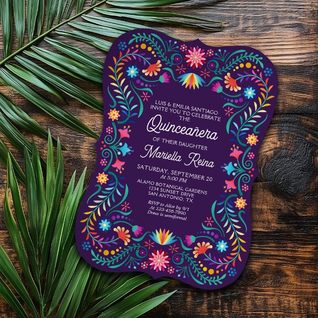 Invitación a Fiesta Quinceanera (Subido por el creador)
