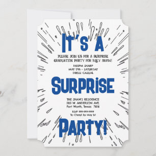 Invitación a fiesta sorpresa