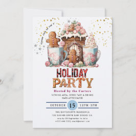 Invitación a fiestas de vacaciones en Cookies y Co