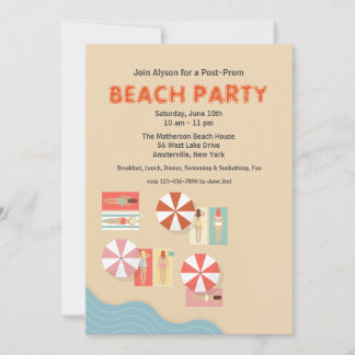 Invitación a fiestas en el Día de la Playa