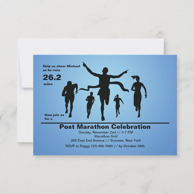 Invitación a fin de maratón (Anverso)