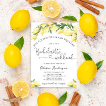 Invitación a fin de semana a Main Squeeze Lemon Ba