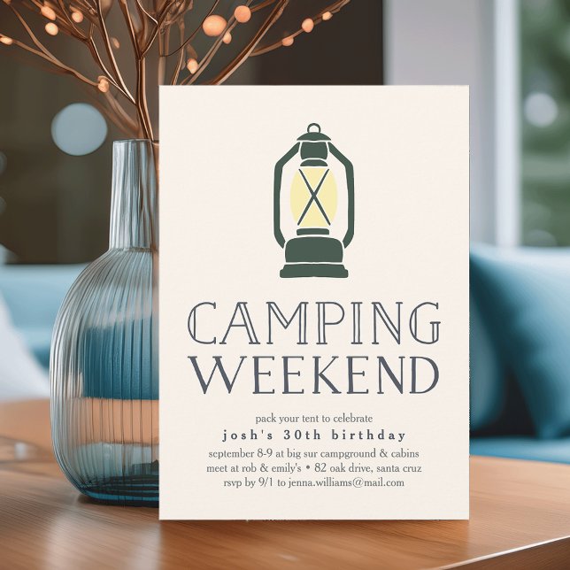 Invitación a fin de semana a un campamento de una  (Subido por el creador)