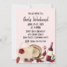Invitación a fin de semana de Bachelorette Getaway