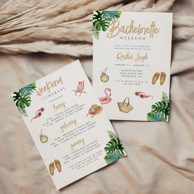 Invitación a fin de semana de Bachelorette Getaway (Subido por el creador)