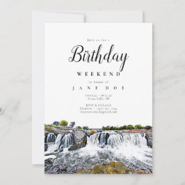 Invitación a fin de semana de cumpleaños de Sioux