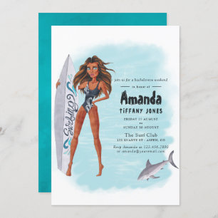 Invitación a fin de semana de verano en la playa d