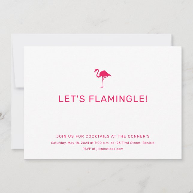 Invitación a Flamingo (Anverso)