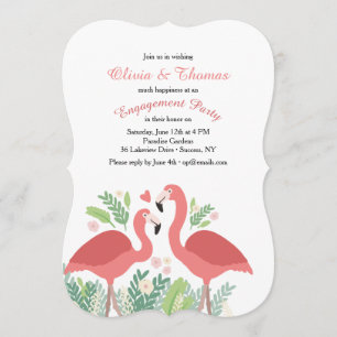 Invitación a Flamingo Rosa