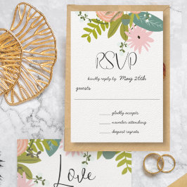 Invitación a Flora y Fauna RSVP