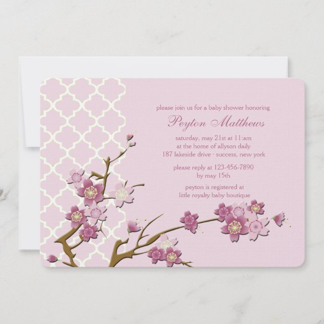 Invitación a florecer primaverales (Anverso)