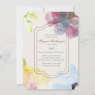 Invitación a flores sutiles
