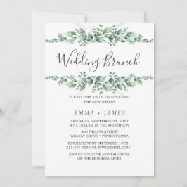 Invitación a Foliage Boda Brunch