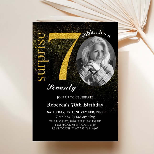 Invitación a foto de 70 años de Black Gold Surpris (Subido por el creador)