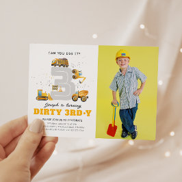 Invitación a foto de cumpleaños 3 dirhams Dirty Co