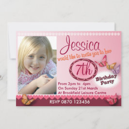 Invitación a foto de cumpleaños - Cualquier edad