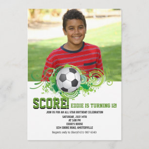 Invitación a foto de hincha de fútbol