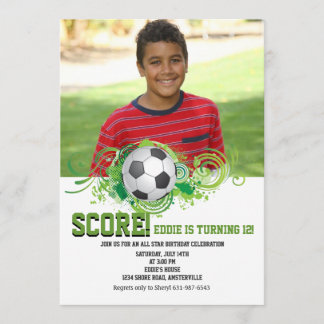 Invitación a foto de hincha de fútbol