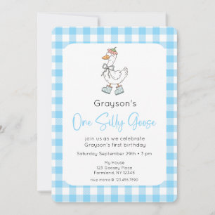 Invitación a foto de primer cumpleaños de One Sill