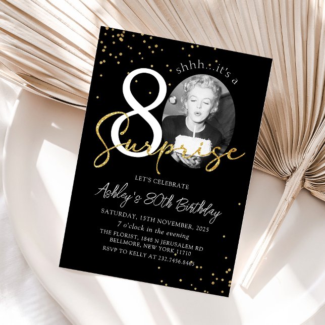 Invitación a foto por cumpleaños de Black Gold Sur (Subido por el creador)