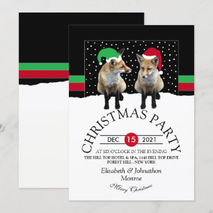 Invitación a Fox Cubs festivo