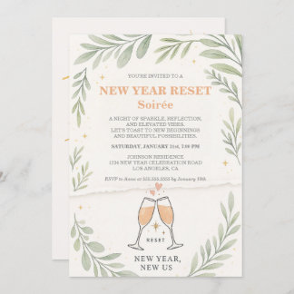 Invitación A Fresh Start Cocktail Party For Missed New Year