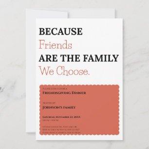 Invitación a Friendsgiving