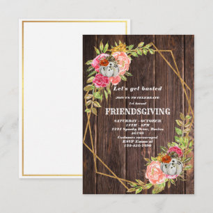 Invitación a Friendsgiving en Leaves Wood
