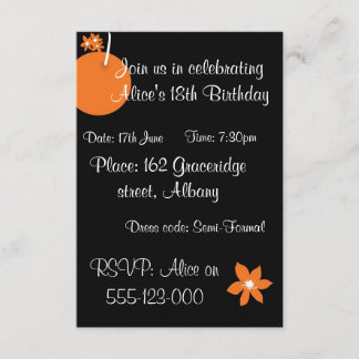 Invitación a fruta de verano